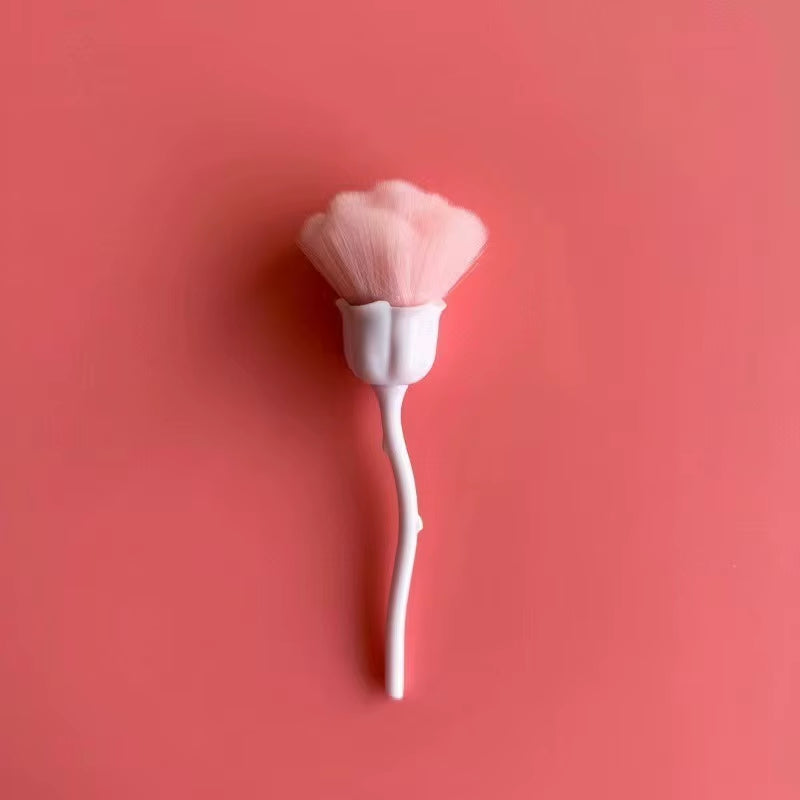 1Pc Black Rose Shaoed Loose Powder Makeup Brush Women Face Beauty Tools Nail Art Dusting Brush Foundation Grooming Makeup Tools