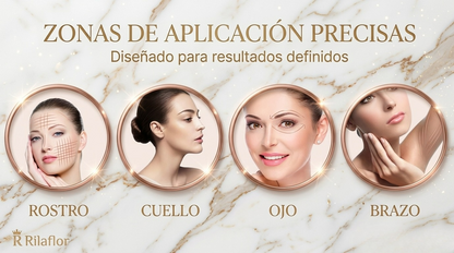 Rodillo Facial Masajeador de Color Oro 24K - Efecto Lifting, Firmeza y Antiarrugas